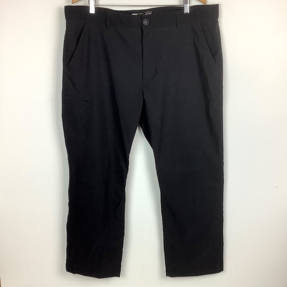 UNIONBAY Pants Union Bay Tech Classic Fit Mens Black Utility Cargo